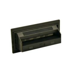 Bezel, Std iVizion, Black w/2LED's & Interface Harn (400-000104R) 86mm