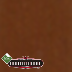 Invitational Telfon 75% wool/25% Nylon, Brick, 20 oz., Pre Cut Cloth, Un-backed 10' Bed & Rail 