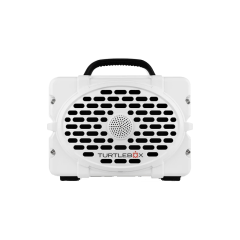 Turtle Box Original (Gen 3) White..Mid-size, flagship speaker, IP-67 waterproof and floats, Drop, crush, and dust-proof, Party Mode and TWS Mode, 25+ hours of battery life