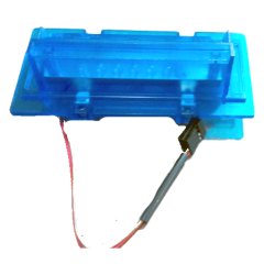 Bezel, UBA, Blue W/Steady On LED, UR Harness Config