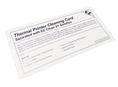Thermal Printer Cleaning Card 2" x 6" 