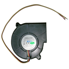 COOLCOX 75X75X30MM 3500RPM 2-BALL BEARING 24-VOLT 13.1CFM DC BLOWER FAN WITH 3-WIRES