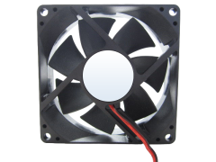 Coolcox Fan 80mm x 80mm x 25mm, 12-volt 2-wire Hydraulic Bearing d/c fan