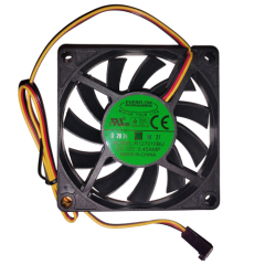 Everflow R127010BU Server - Square Fan;  DC 12V 0.45A