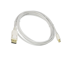 Monoprice 6ft 32AWG Mini DisplayPort to Display Port Cable - White