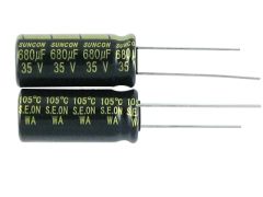 Cap 10V 1000mF, 105D, 8x15mm, Radial Electrolytic