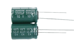 Cap. 50V, 2.2mF, 105D, 5x11mm, Electrolytic, Radial, Low Imp Sm Size, Sanyo