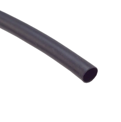 Heat Shrink Tubing, Flexible 0.250" (6.35mm) 2 to 1 Black 5.00' (1.52m)
