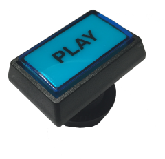 Blue Rectangle Button-Play