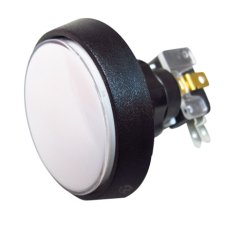 S9605 Large Round, Blank Legend, Black Bezel, with 250 Terminal Switch and 161 Lamp (14V)