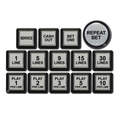 Button Set for IGT I Game Plus Upright w/ 19" Monitor