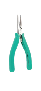 Excelta 2844D Plier Long Chain Nose Serrated Jaws SS 5" OAL