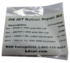 IGT Ballast 8W Repair Kit