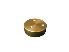 Anodized Brass Table Foot Universal
